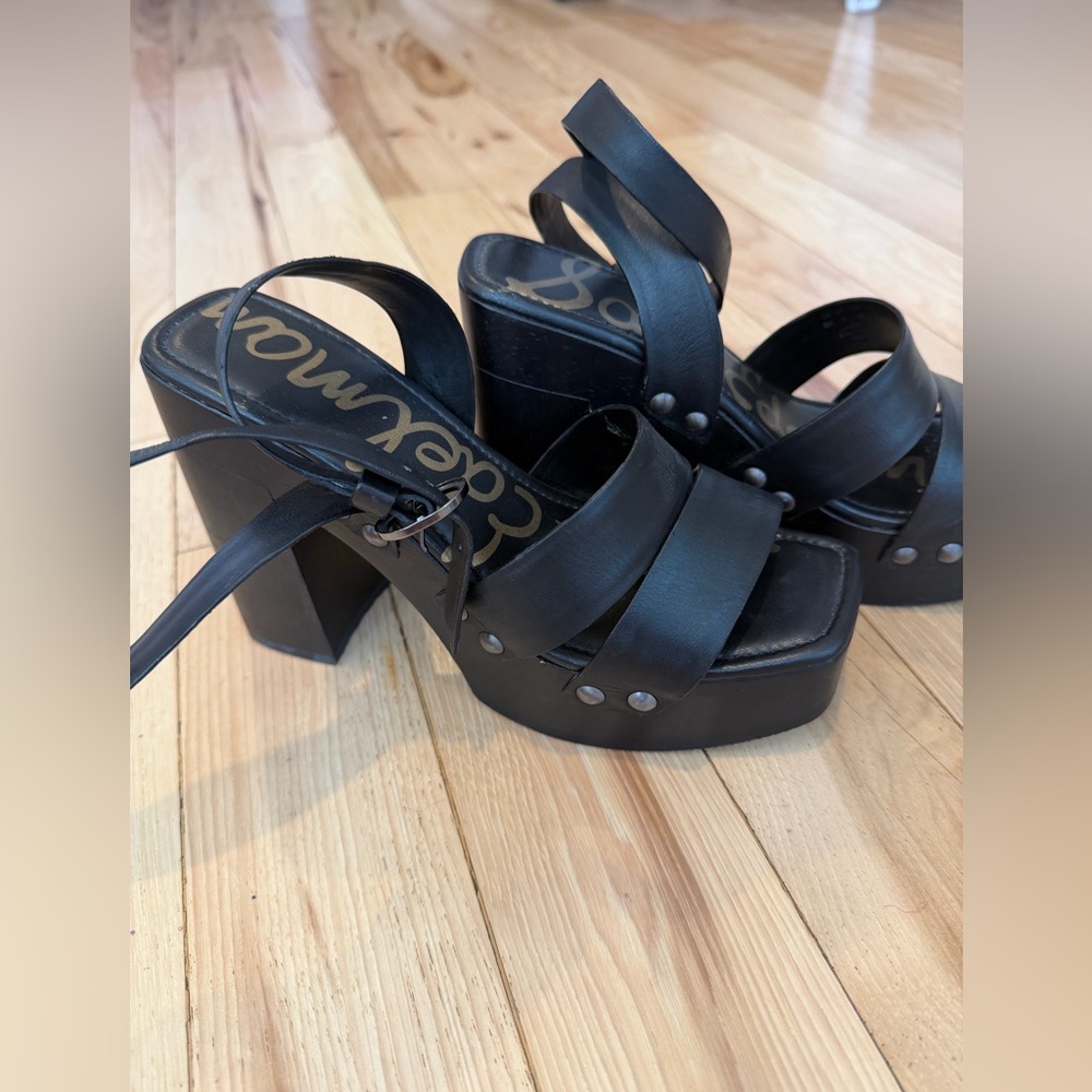 Sam Edelman Women's Rosalind Platform Sandals! Size 6! Black!